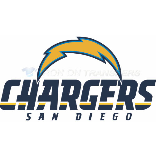 San Diego Chargers Iron-on Stickers (Heat Transfers)NO.727